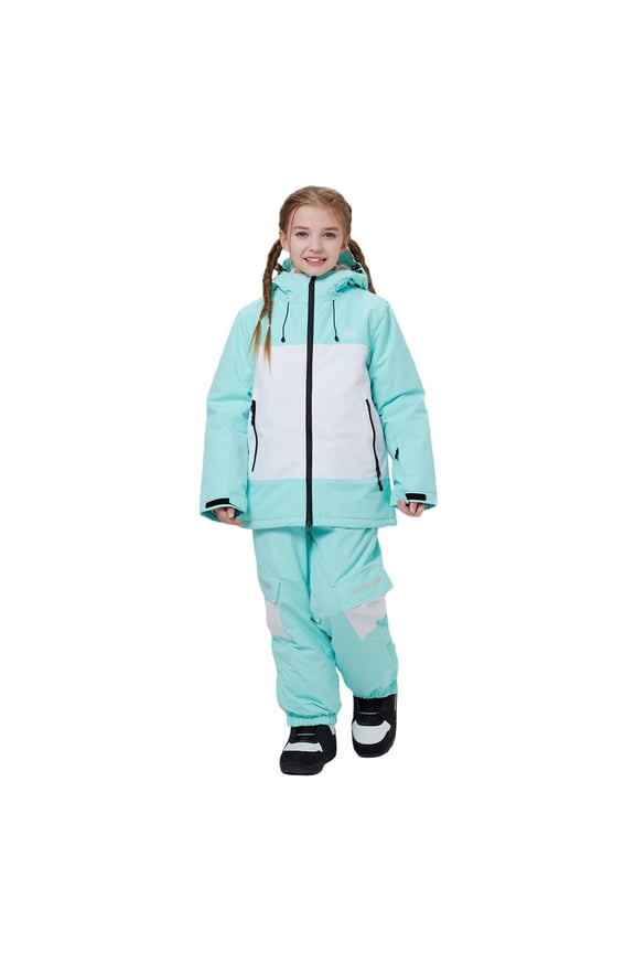 Child Outfit Sets Kids Snowsuit Boys Girls Insulated Ski Outfit For Winter Sports And Outdoor Activities With Thermal Warmth Stylish Clothing Sets