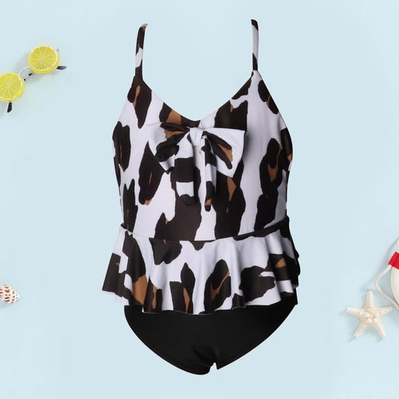 Hifoo Child Swimwear Girls Swimsuit Cute Design Bathing For Toddler Kids Beach Pool Party Summer Swimwear Stylish Vacation Bathing Suit