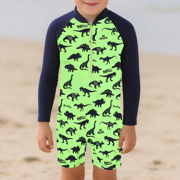 Hifoo Child Swimwear Kids Boys Sun Swimsuit With Rash Guard Toddler Youth Comfortable Swim Sets Cozy Vacation Pool Summer Beachwear