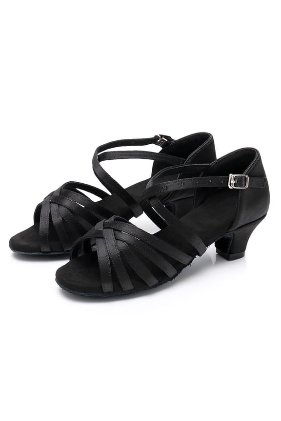 Children Fashionable Soft Sole Comfortable Non- Latin Dance Shoes Cozy Kids Spring Vacation Walking Dance Footwear