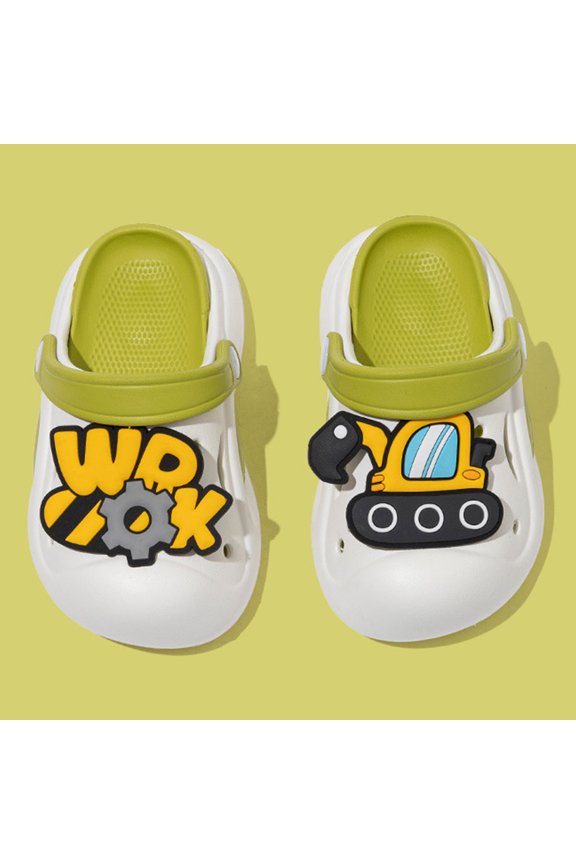 Children Shoes Summer New EVA Outer Wear Cartoon Cute Baby Toe Slippers Girls Boys Soft Kids Spring Vacation Footwear