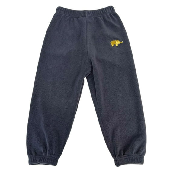 Hifoo Girls Pants Winter Warm Thermal Joggers Soft Lined Trousers With Elastic Toddler Kids Comfortable Casual Breathable Child Solid Color Slacks
