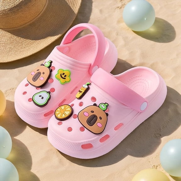 Hifoo Girls Sandals Open Toe Patchwork Kids Comfortable Beach Pool Outdoor Casual Play Shoes Lightweight Breathable Summer Walking Footwear Toddler Youth Stylish Child