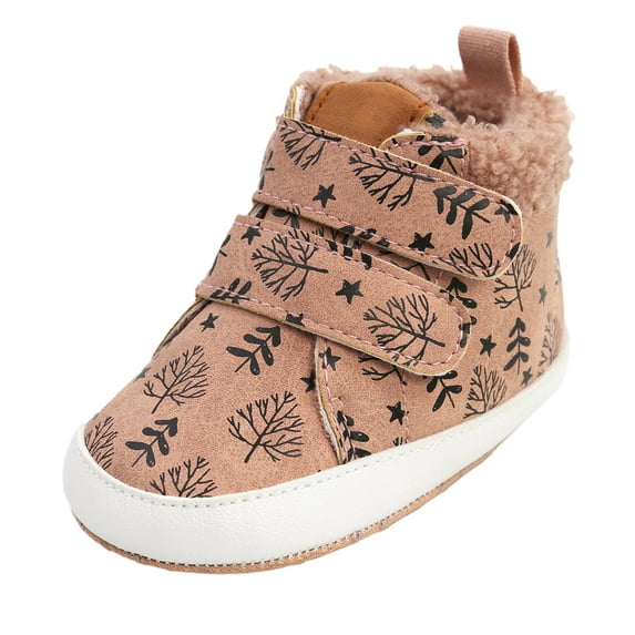 Hifoo High Top Fall Winter Baby Shoes Baby Shoes Toddler Shoes Warm Shoes Stylish Newborn Footwear