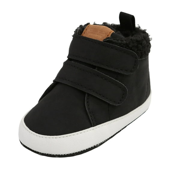 Hifoo High Top Fall Winter Baby Shoes Baby Shoes Toddler Shoes Warm Shoes Versatile Newborn Footwear