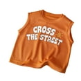 thumbnail image 1 of Hifoo Kids Children Quickly Dry Summer Tops Seeveless T Shirts O-Neck Fashion Toddlers Back To School Lovely Blouses, 1 of 3