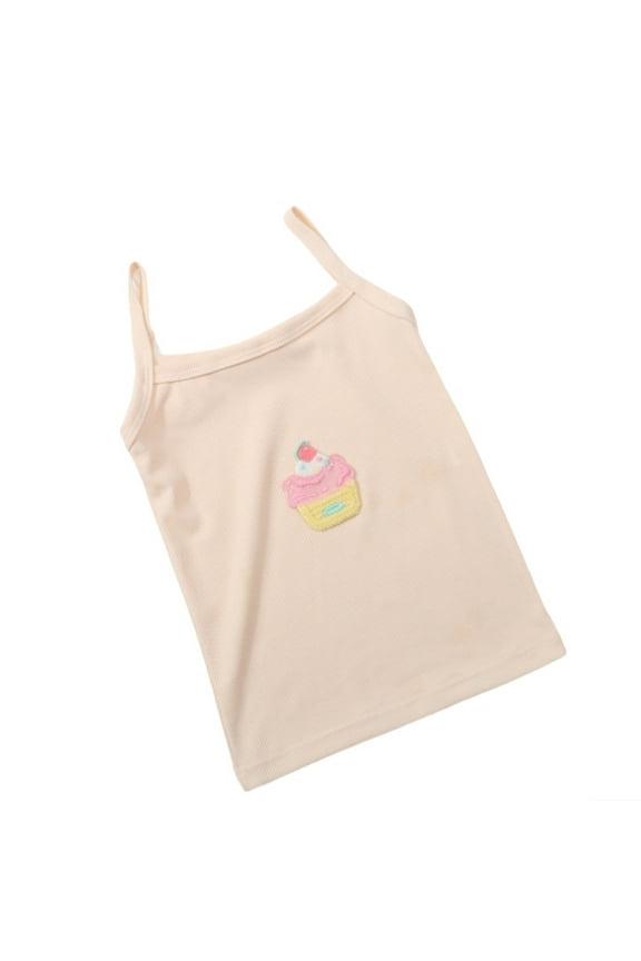 Kids Children Vests Summer Candy Color Girls Vests Girls Shaped Vests Back To School Lovely Tops