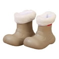 thumbnail image 1 of Hifoo Kids Rain Boots Girls Winter Snow Boots With Warm Comfortable Rubber Booties Toddler Outdoor Play Shoes Versatile Child Footwear, 1 of 3