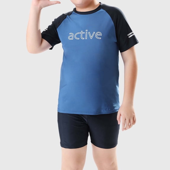 Hifoo Kids Swimwear Plus Size Boys Swimwear Sets Split Design Youth Swimsuit Kids Comfortable Swim Shorts For Boys For Summer Swimming Boho Vacation Pool Beach Bathing Suit