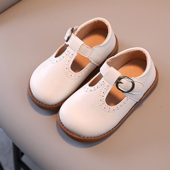 Hifoo Little Girls Mary Jane Gracy Ballet Toddler Dress Shoes School Birthday Party Stylish Kids Spring Vacation Footwear