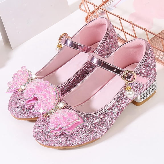 Hifoo Sparkling Girls Sandals Open Toe Patchwork Soft Sole Shoes Toddler Kids Comfortable Dressy Casual Lightweight Footwear Relaxed Fit Child