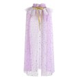 thumbnail image 1 of Hifoo Toddler Girls Lace Up Cape Party Robe Kids Holiday Party Tulle Princess Coat Classic Child Dailywear, 1 of 4