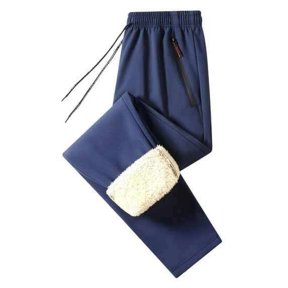 Hifoo Women's Wool Insulated Thicker Casual Pants Work Business Trousers Solid Color Joggers Daily Slacks Holiday