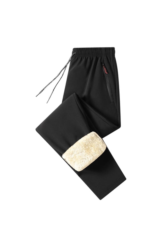 Women's Wool Insulated Thicker Casual Pants Work Business Trousers Solid Color Joggers Daily Slacks Stylish