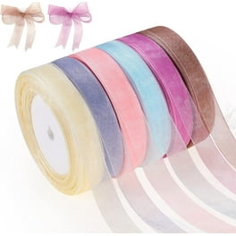 22.5m/roll Gold Silver Polyester Ribbon Glitter Ribbon Gift Ribbon  Packaging for Gift Wrapping Decorative Ribbon Fabric Ribbons