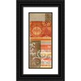 thumbnail image 1 of Higby, Jason 12x24 Black Ornate Wood Framed with Double Matting Museum Art Print Titled - Bohemian Echo III, 1 of 4