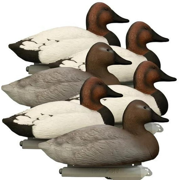 Higdon Battleship Canvasback Foam-Filled Duck Decoys, 6 Pack