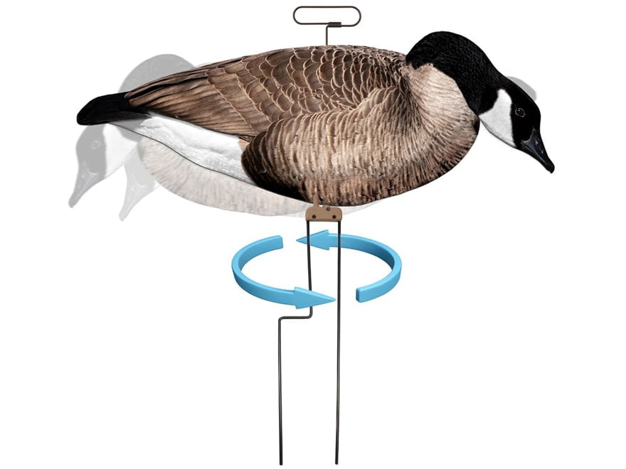 Higdon FLATS Motion Silhouette Goose Decoys Stakes 12PK