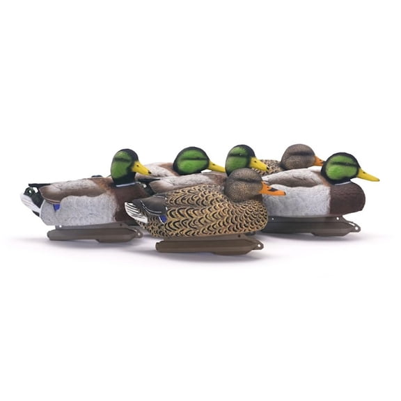 Higdon Legacy Magnum Mallard Foam Filled Duck Decoys with Flocked Heads, 6 Pack
