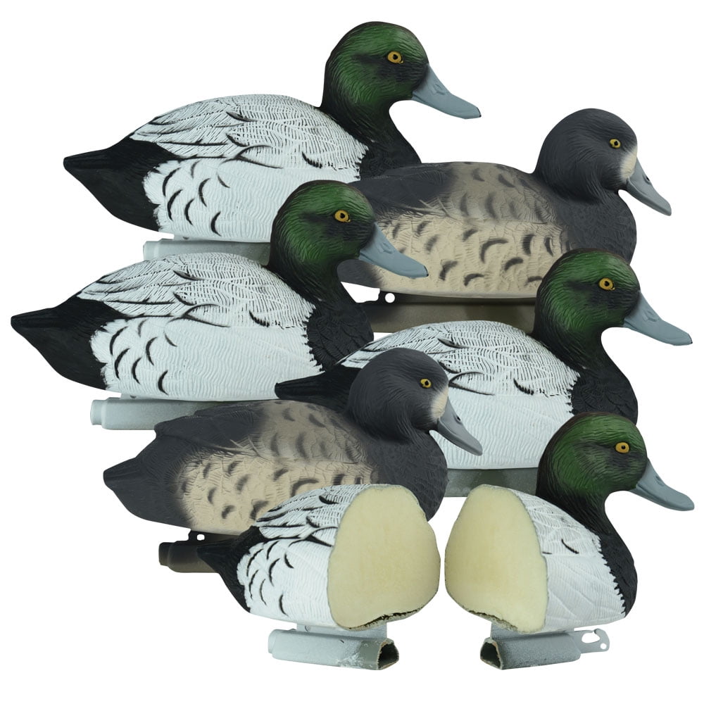 Higdon Standard Bluebill Foam Filled Duck Decoys, 6 Pack