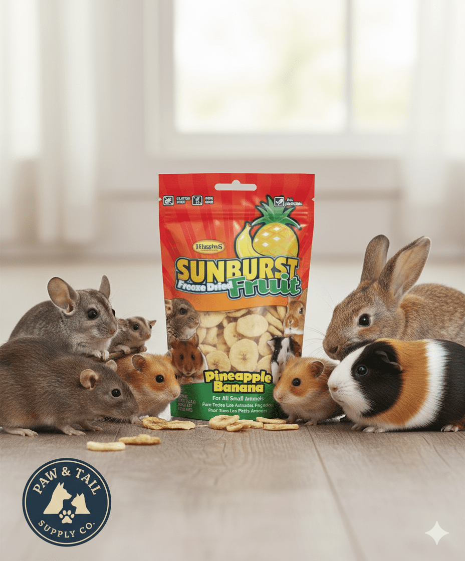 HIGGINS PREMIUM PET FOODS Higgins Sunburst Freeze Pineapple Banana Small Animal Treat .5oz