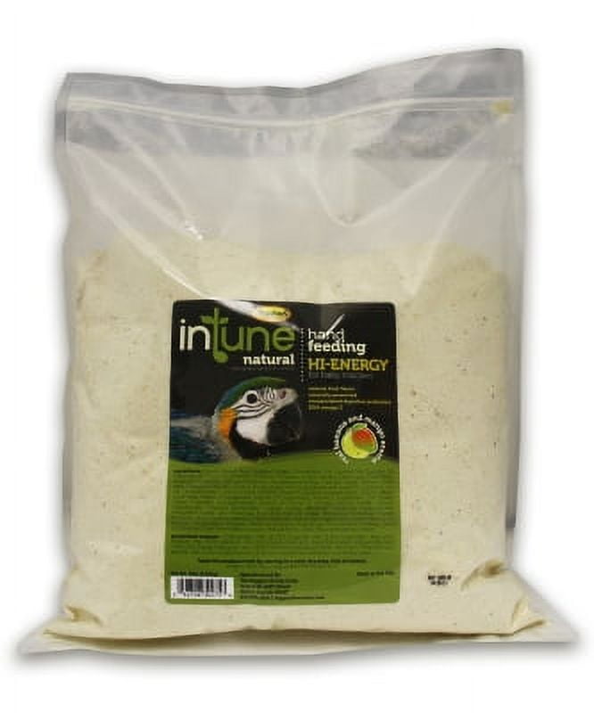 Higgins Intune Natural Hand Feeding Regular Formula Bird Food, 5 Lb