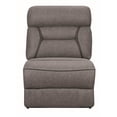 thumbnail image 1 of Higgins Modular Sectional Armless Chair Grey, 1 of 8