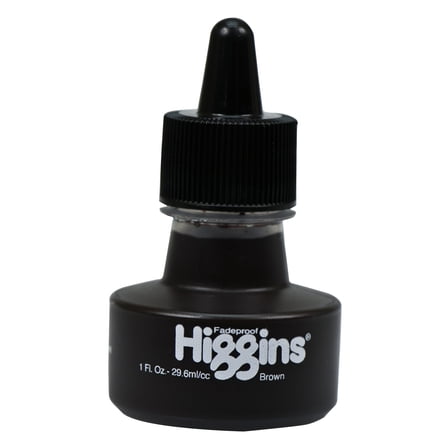 Higgins Drawing Ink - 1 oz, Brown