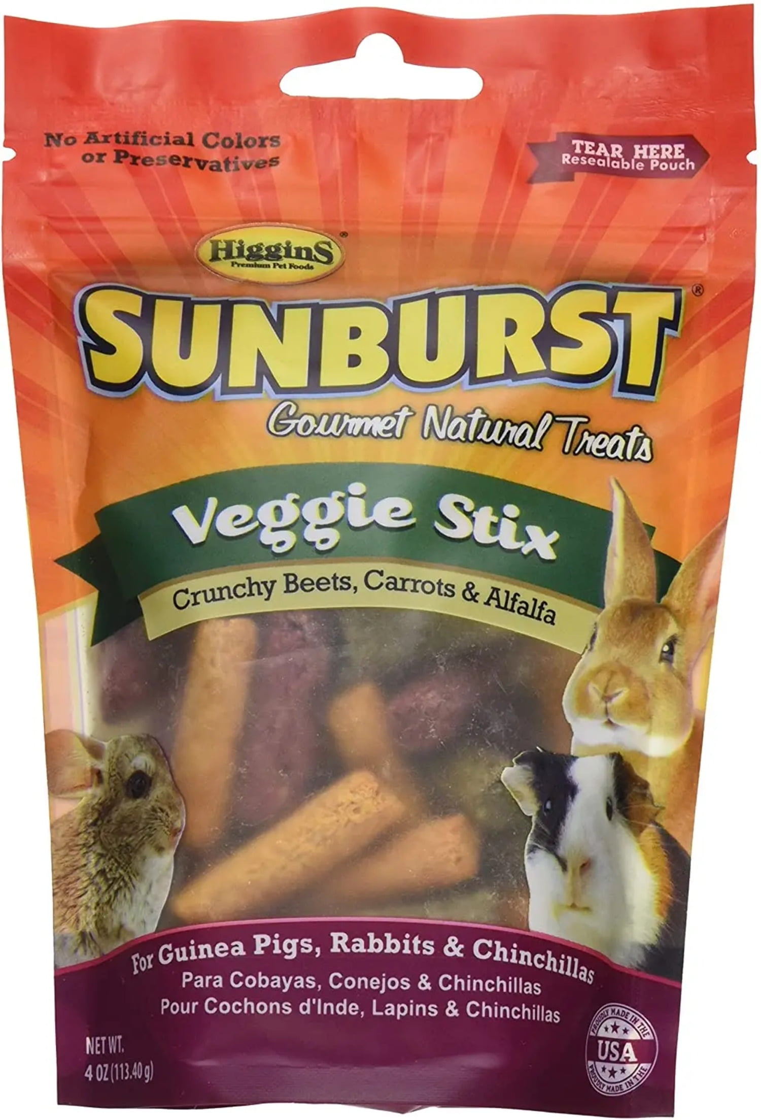 Higgins sunburst rabbit top food