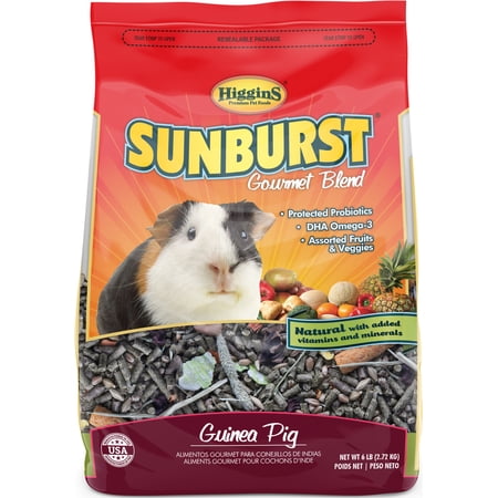 Higgins Sunburst Guinea Pig Small Animal Food, 3 Lb