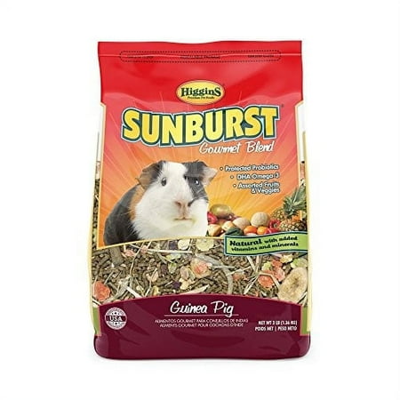 Higgins Sunburst Guinea Pig Small Animal Food, 3Lb