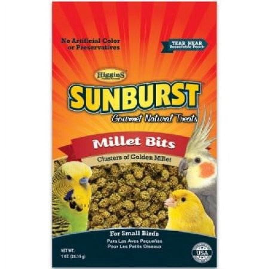 HIGGINS PREMIUM PET FOODS Higgins Sunburst Millet Bits Smal Bird Treat, 1 Oz