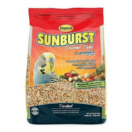 Higgins Sunburst Parakeet Bird Food, 2 Lb