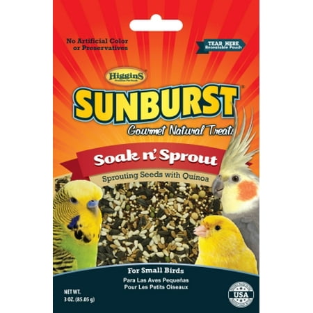 Higgins Sunburst Soak n' Sprout Small Bird Treat, 1 Oz