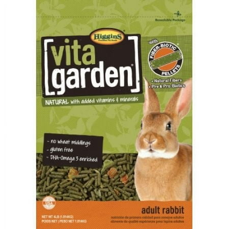 Higgins Vita Garden Rabbit Small Animal Food, 4 Lb
