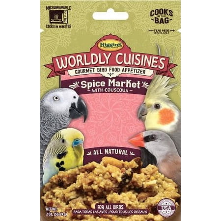 Higgins Worldly Cuisines Spice Market Bird Food, 2 Oz