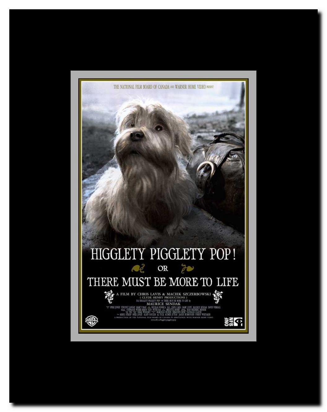Higglety Pigglety Pop! or There Must Be More to Life Framed Movie Poster