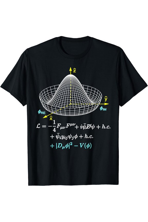 Higgs T-Shirt Theoretical Physics Equations - Standard Model