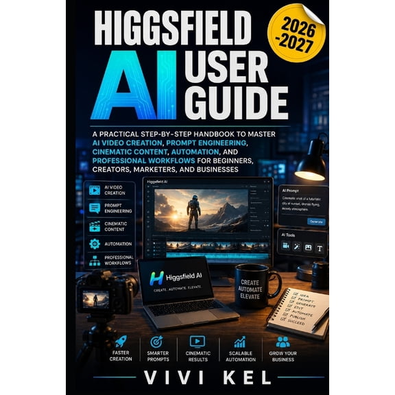Higgsfield AI User Guide: A Practical Step-By-Step Handbook to Master AI Video Creation, Prompt Engineering, Cinematic C, (Paperback)