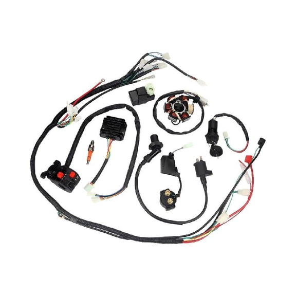 High 125CC 150CC Complete Wiring Harness CDI Set for ATVs Motorcycles with Advanced Ignitions Systems