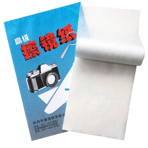 High Absorbency Lens Cleaning Wipes Tissues High Absorbency Oil Fingerprint Removal Portable Design