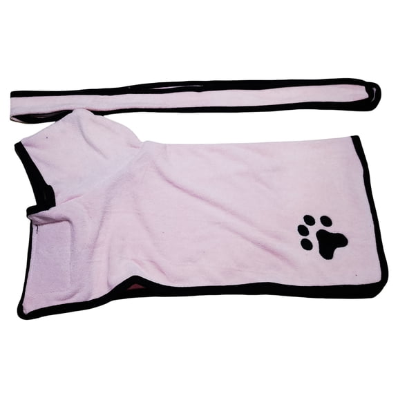 High Absorbent Dog Bathrobe Pet Bath Towel Quick Drying Bath Coat Comfortable Swimming Robe for Small Dog Warm and Dry