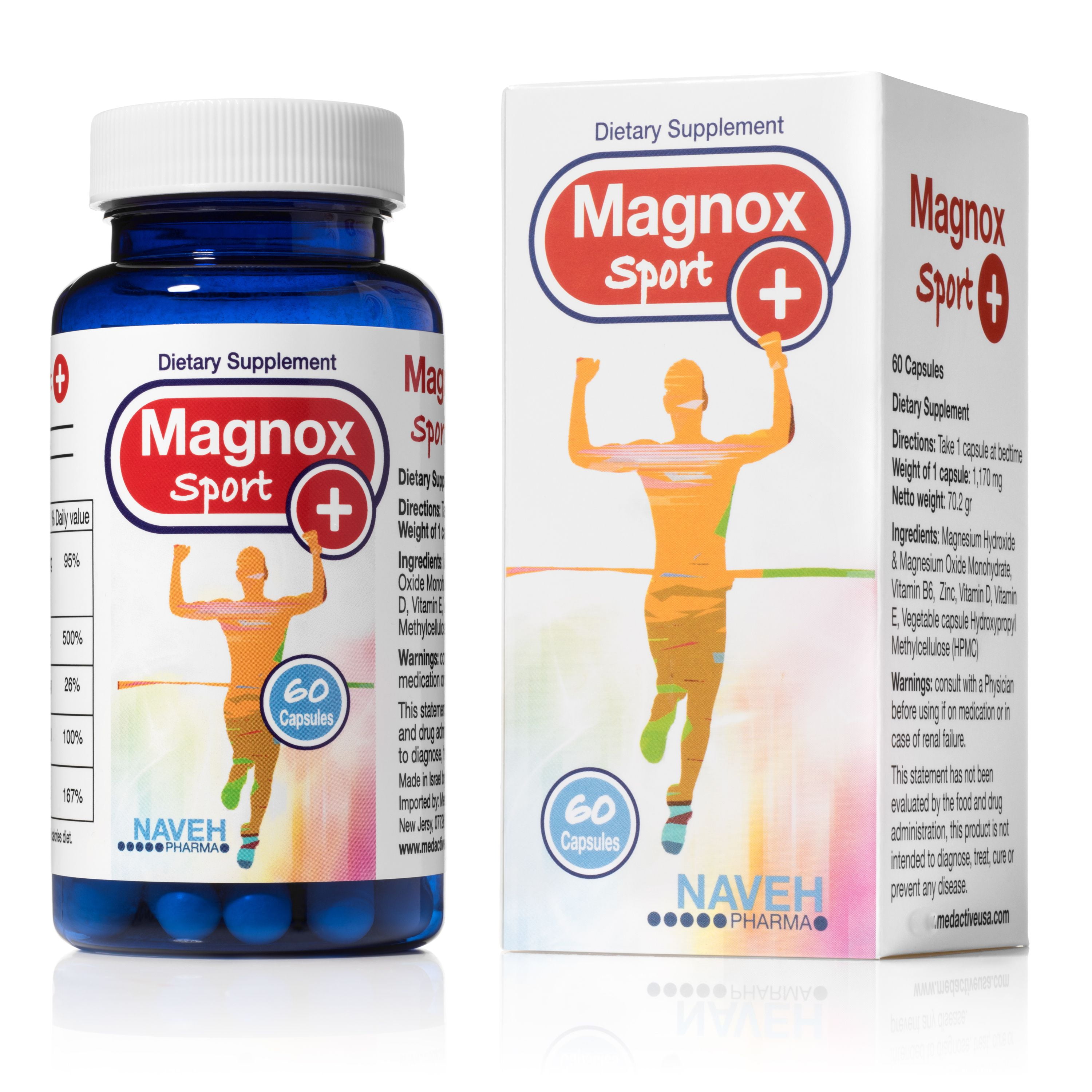 High Absorption Magnesium with Zinc and Vitamins B6,D,E. for Leg Cramps
