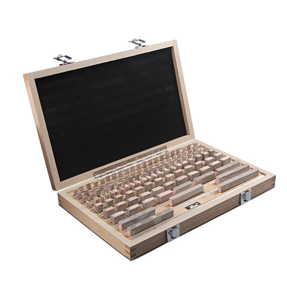 High Accuracy 122Pcs/Set 1 Grade 0 Grade Block Gauge Caliper Inspection Block Gauge Inspect Measuring Tools ,Easy to Setup