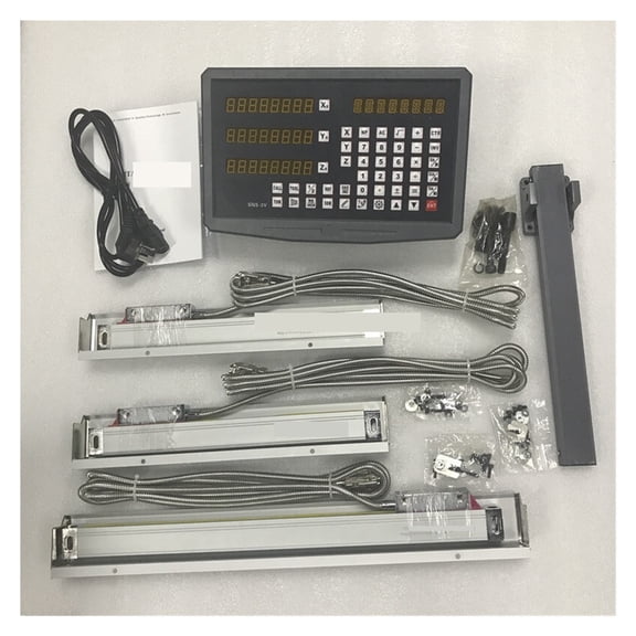 High Accuracy 3 Axis Drill / Lathe / Milling Machine Digital Readout And 3 Pieces Linear Scales / Linear Sensors System