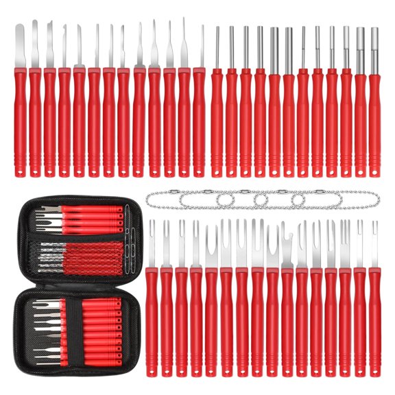 High Accuracy Aircraft Plugs Pin Extractor Set Terminals Removal Tool Set Cfor Motorcycle & Auto Electrical Maintenance