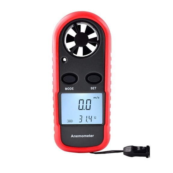 High Accuracy Digital Anemometer Portable Air For Velocity Meter Air Volume