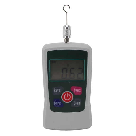 High Accuracy Digital Force Gauge Mini Multifunctional Push and Pull Tester Meter 2N-20N / 0.45-4.5 lbs Professional Measure Tool for Tension Load and Compression Tests