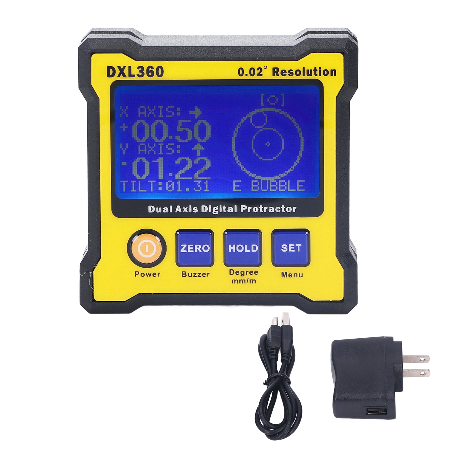 High Accuracy Digital Level Protractor Inclinometer Level Angle Meter