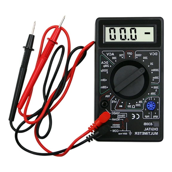 High Accuracy Digital Multimeter with Auto Scaling Function Easy to Carry for Electric Current Resistance Testing